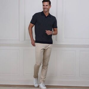 NEW Collars and Co CEO Tech Pull On Pants Stone Beige in Size 36 x 32